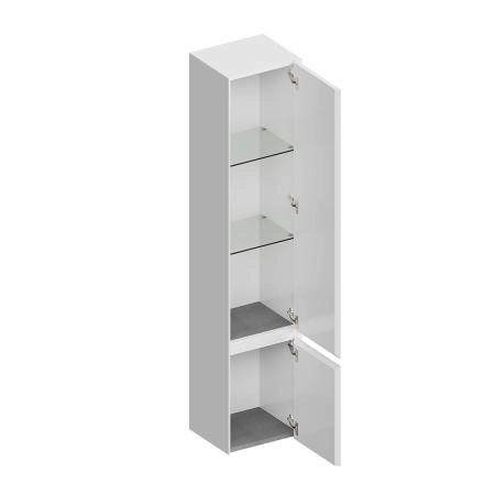 Пенал Kerama Marazzi CUBO КУБО CUB.165Rh\WHT.M подвесной правый 165, белый матовый