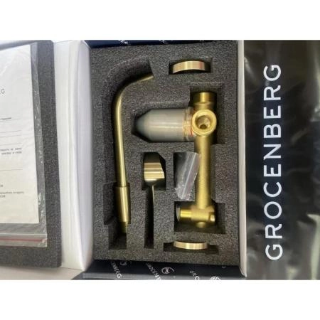 Смеситель GROCENBERG GB511BR для раковины встраиваемый, бронза