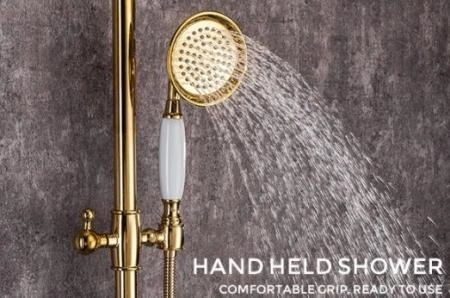 Душевая система Gappo G2489-6 для ванны, золото