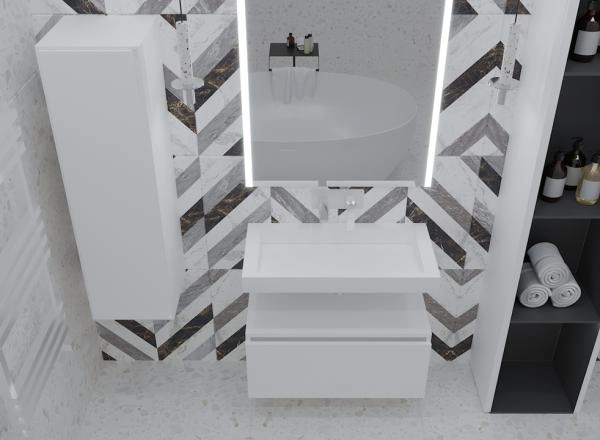 Ящик под столешницу Boheme 100см WHITE глянец VALLESSI UNO-S 897-100-W