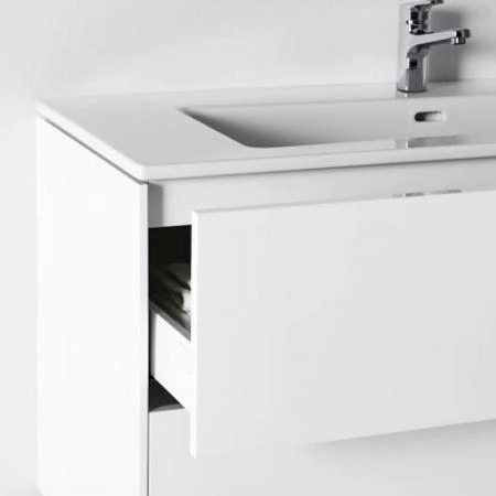 Laufen Pro S Комплект, раковина и база 80х50х61см., с 1 отв.,с 2 ящиками с мех. push-and-pull, цвет: белый матовый