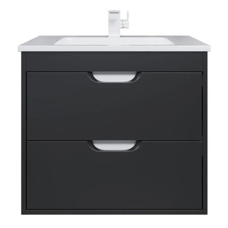 Тумба под раковину для ванной Uperwood Modul 65 см, подвесная, матовая, черная