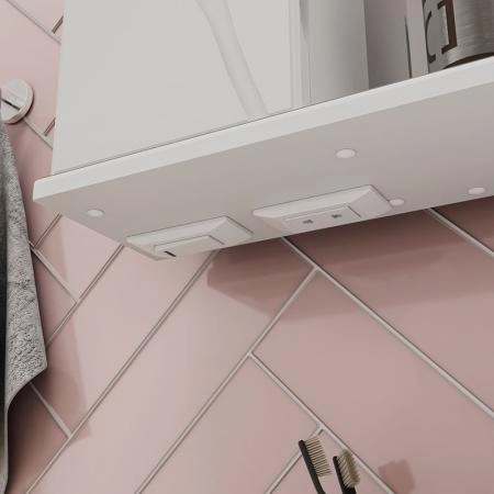 Зеркало-шкаф Volna Adel 50 левый белый глянец