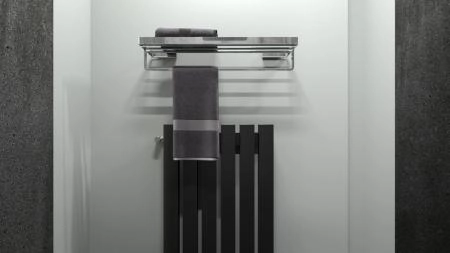 Полка для полотенец со штангой 60 cm  ARTWELLE Regen 838160A хром