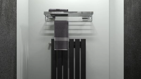 Полка для полотенец со штангой 60 cm  ARTWELLE Regen 838160A хром