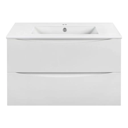 Тумба под раковину Vincea Mia 800 подвесная, 2 выкатных ящика soft close, G.White