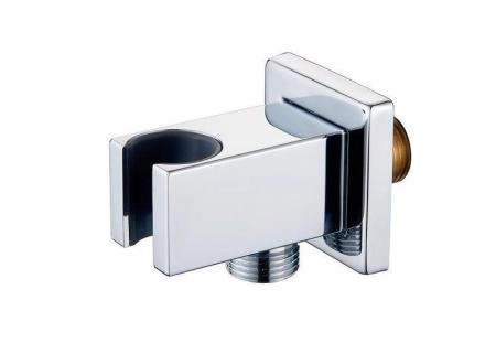 Держатель для душа с отводом ESKO, квадратный SH805Q хром