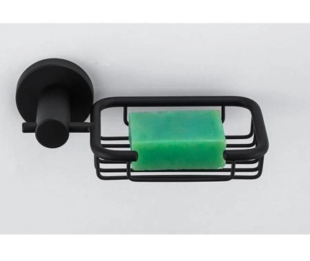 Мыльница решетка Frap F30202-1 черный матовый