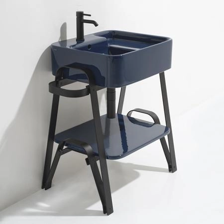 Simas Hop Раковина чаша подвесная 60x50xh18 см, без отв. для смесителя, цвет: capri