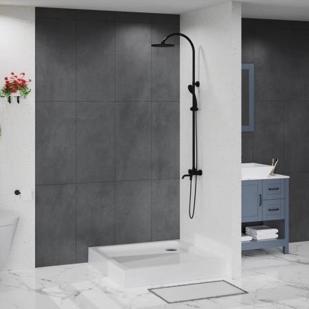 Поддон для душа BelBagno 100x100 квадратный акрил TRAY-BB-A-100-15-W