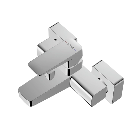 Смеситель VitrA Root Square  A42737EXP настенный однорычажный хром латунь