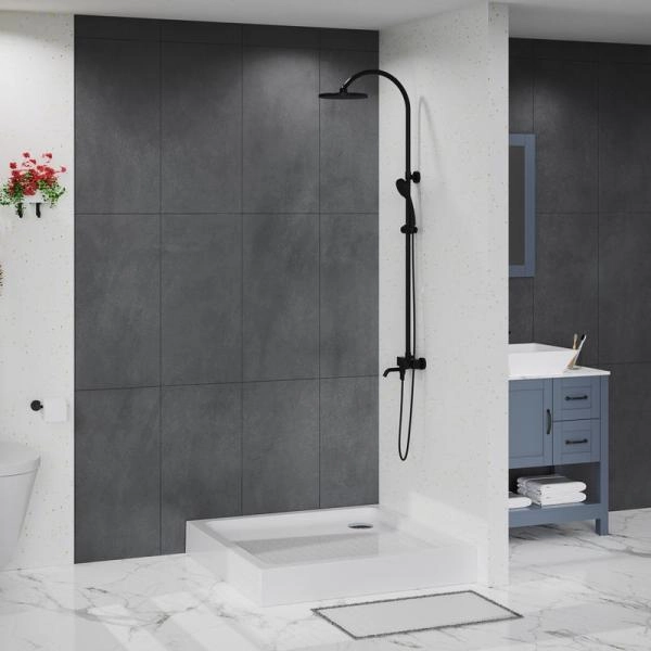 Поддон для душа BelBagno 100x100 квадратный акрил TRAY-BB-A-100-15-W
