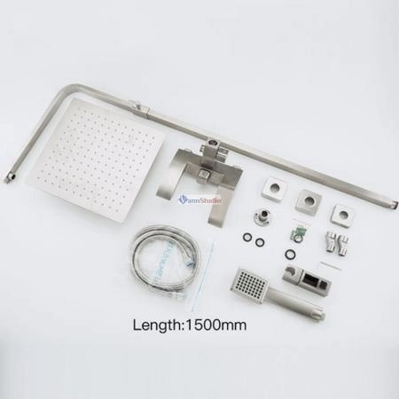 Душевая система Frap F24803 сатин для ванны