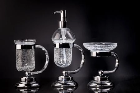Настольный Стакан для зубных щеток Boheme MURANO CHROME 10911-CR