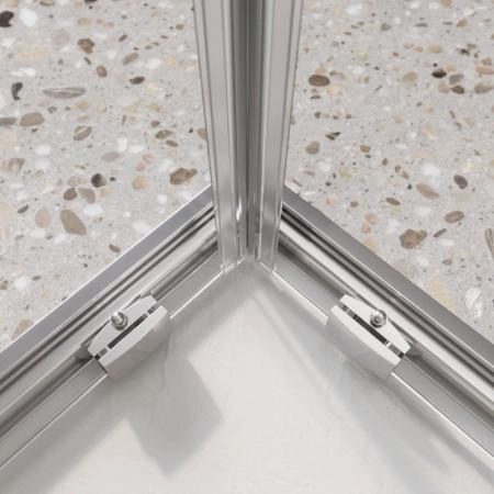 Душевой уголок BelBagno LUCE 130x100 прозрачное стекло 6 мм профиль хром LUCE-AH-21-130/100-C-Cr