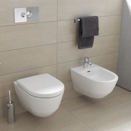 Laufen Pro Биде подвесное 53x36x33.5(43)см, с 1 отв., боковые отверстия для подвода воды, цвет: белый