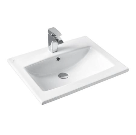 Тумба ASB-Mebel Лавре 60 Дуб Бардолино/Белый подвесная под умывальник Элина 60