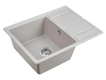 Мойка для кухни Paulmark WEIMAR, PM216550-GR, серый, 650х500 мм