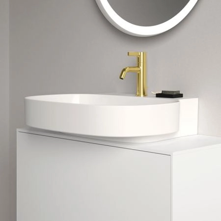 Ideal Standard Joy Смеситель для раковины, на 1 отв., с донным клапаном, цвет: PVD Brushed Gold (Шлифованное Золото)