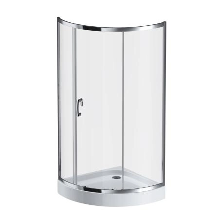 Душевой уголок 90x90 см, без поддона AM.PM Like W83G-315-090CT стекло прозрачное, профиль глянцевый хром