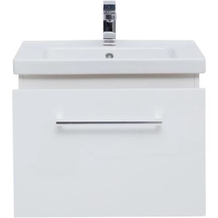 Тумба Dreja BIG INN 65 см под умывальник белый глянец, подвесная