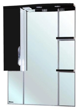 Зеркало-шкаф Bellezza Лагуна 75 L с подсветкой черный
