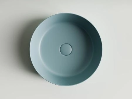 Умывальник чаша накладная круглая (цвет Зеленый Матовый) Element 390x390x120мм