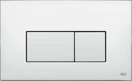 Панель механическая двойная OLI STREAM 641506, пластик, хром матовый