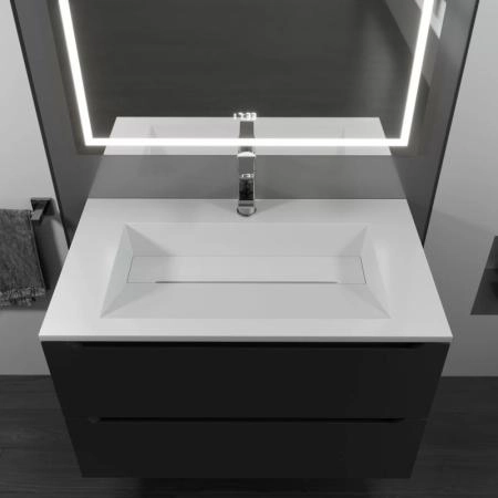 Раковина Uperwood Next 80 см, прямоугольная, белая