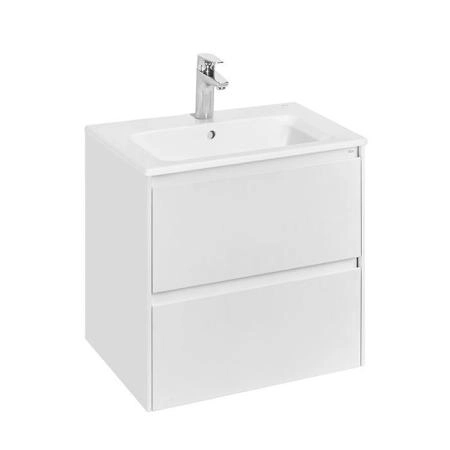 Roca Ona Тумба подвесная 60x45x56см, с 2 ящиками, цвет: белый матовый