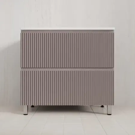Тумба с раковиной Style Line Марокко 90 ЛС-00002506 напольная тауп темный