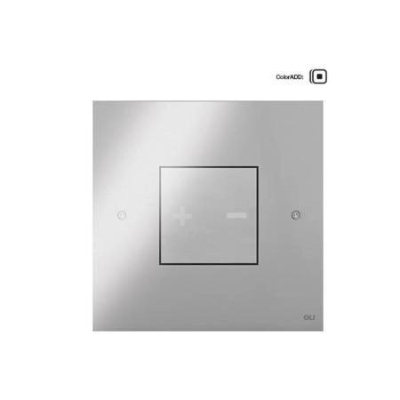 Панель механическая двойная OLI PLC INO - X 03 660003, полированный хром