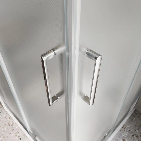 Душевой уголок BelBagno LUCE 110x90 матовое стекло 6 мм профиль хром LUCE-AH-21-110/90-P-Cr