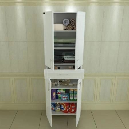 Шкаф-пенал СаНта Дублин 60 523002, напольный