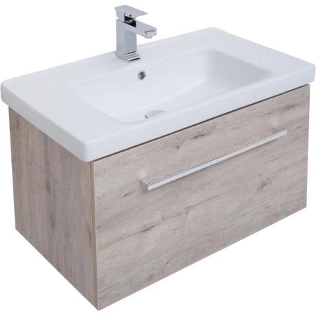 Тумба Dreja BIG INN 80 см под умывальник дуб кантри, подвесная