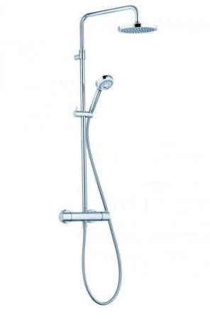 Душевая система Kludi Logo Dual Shower System 6809205-00 с термостатом, ручная лейка 3S