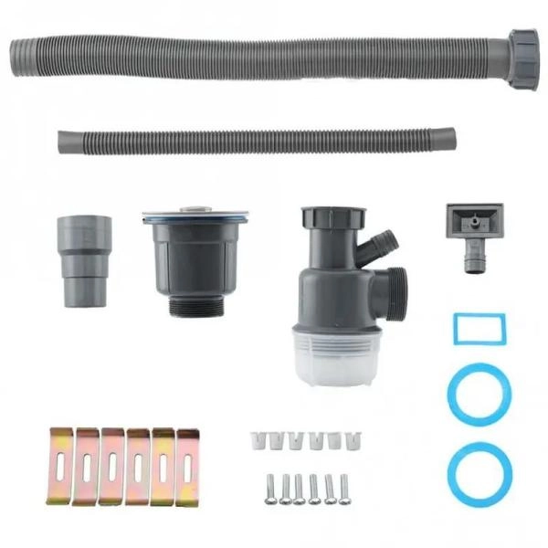 Кухонная мойка Gappo GS7246-6 720x460x215mm 0.8мм с коландером Черный