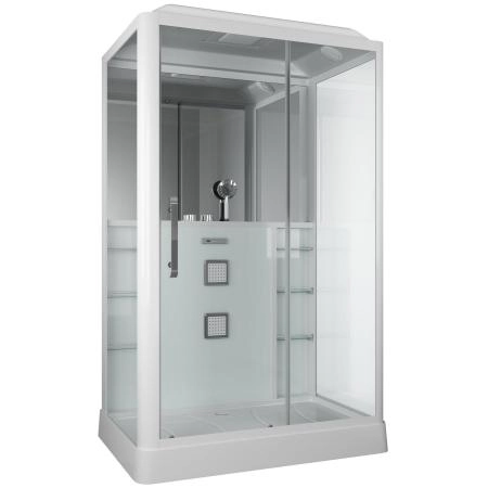 Душевая кабина GROSSMAN GR128L (90x135x225) гидромассажная с радио