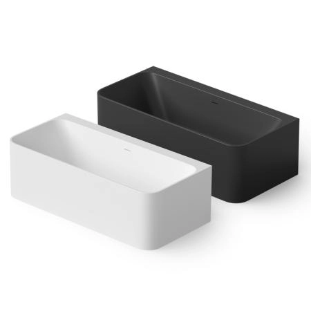 Dea Design Modern Ванна 160х80х56см., отдельностоящая, Solid Surface, цвет: Black №16