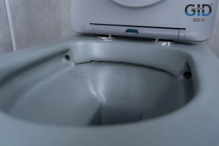 Унитаз Gid Tr2130Gm 48 см подвесной безободковый микролифт серый матовый