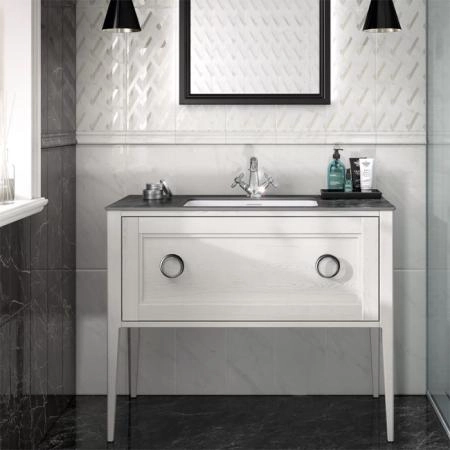 Раковина Kerama Marazzi PLAZA ПЛАЗА PLR.wbu.55 встраиваемая снизу 55, белая глянцевая