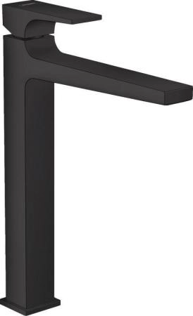 Hansgrohe 32512670 Metropol Смеситель для свободностоящей раковины 259 мм, Push-Open матовый черный