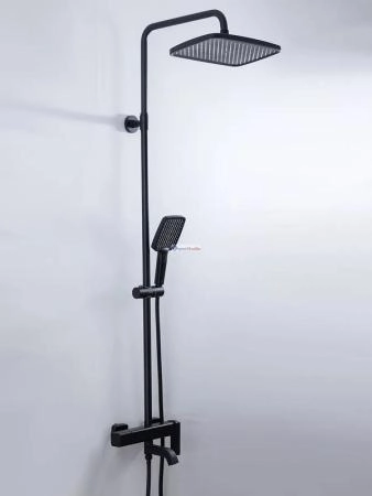 Душевая система Gappo G2418-26 с изливом черный матовый