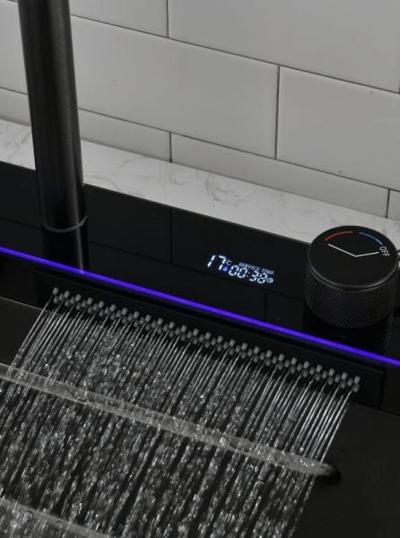 Мойка кухонная Esbano GEYSERUS-5 680х450х220 оружейная сталь PVD покрытие