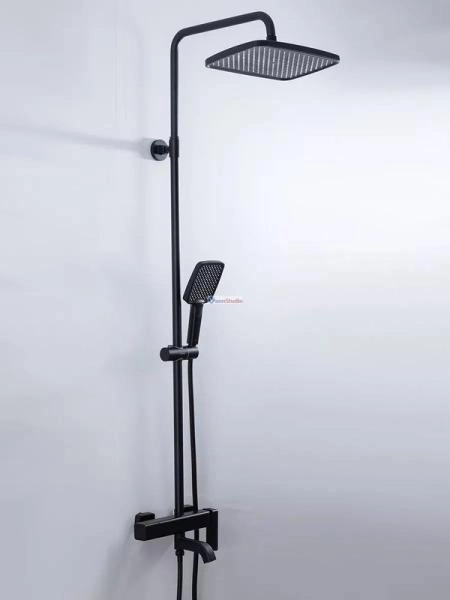 Душевая система Gappo G2418-26 с изливом черный матовый