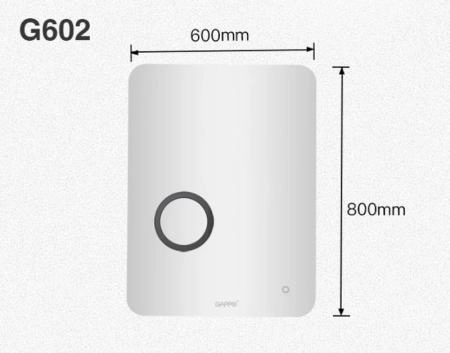 Зеркало Gappo с подсветкой G602 600*800