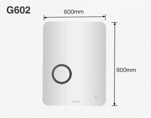 Зеркало Gappo с подсветкой G602 600*800