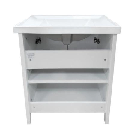 Тумба с раковиной Comforty Тбилиси-70 белый глянец