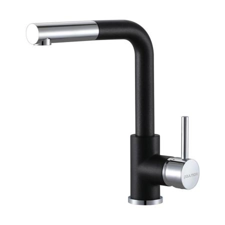 Смеситель для кухни Paulmark Kassel черный металлик Ka214311-418