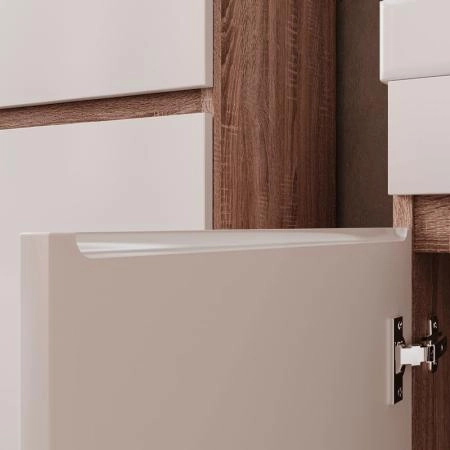 Тумба для ванной Volna Conty 80.2D Белый/дуб сономанапольная (9696) раковина отдельно